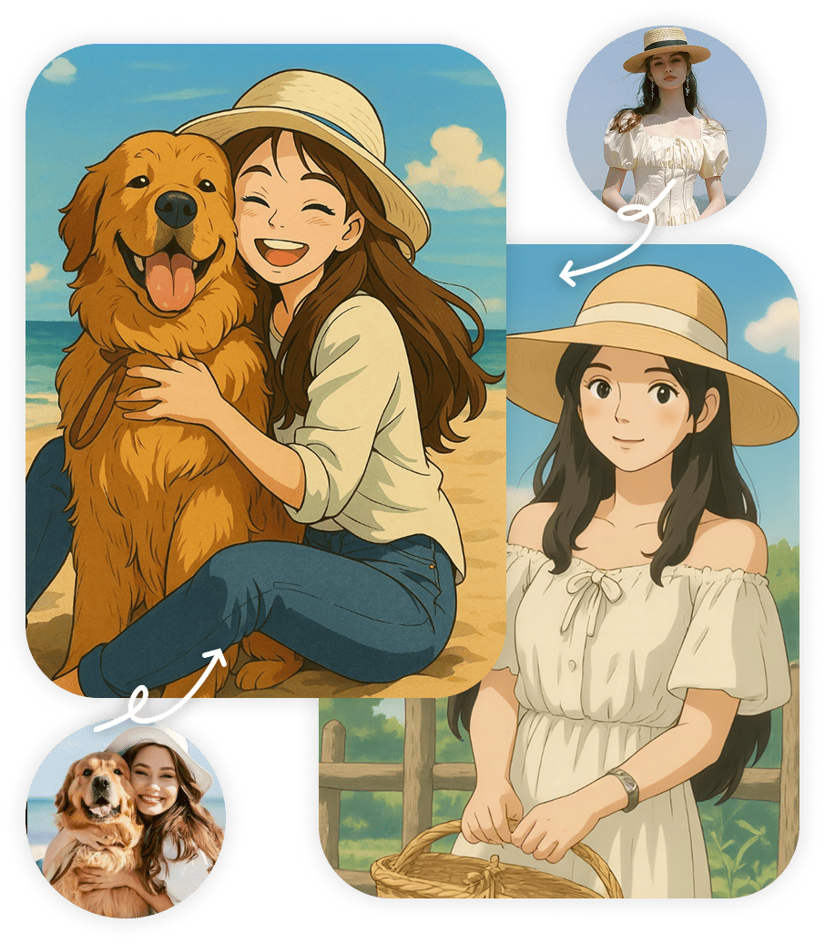 Turn Your Portraits into Ghibli-Style Art template